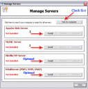 Install netserver components