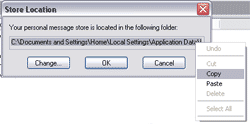 E Mail Messages folder