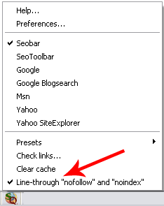 nofollow-noindex Line-through nofollow and noindex option