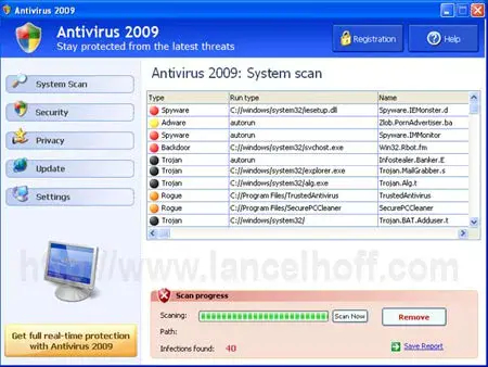 Fake Antivirus 2009