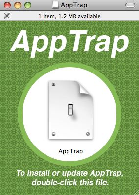 Simply click the Apptrap Installer to install