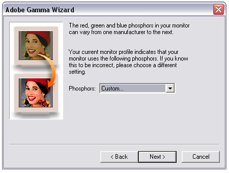 Phosphors Adjustment