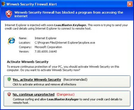 lsas blaster keyloger error