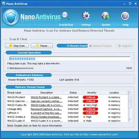 Nano Antivirus Nano Antivirus