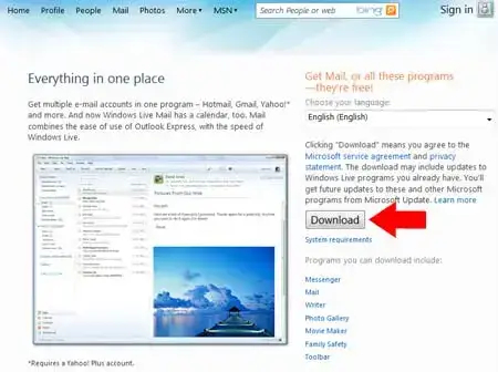 Download Windows Live Download Windows Live